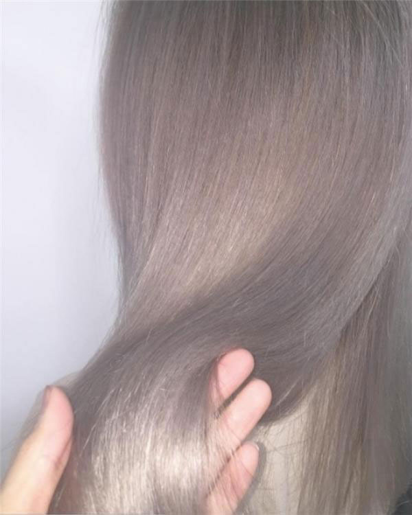 Màu tóc nâu sương mù - cho mái tóc thêm bồng bềnh, bóng khỏe