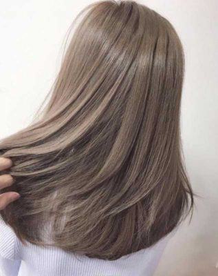 Màu tóc nâu sương mù - cho mái tóc thêm bồng bềnh, bóng khỏe