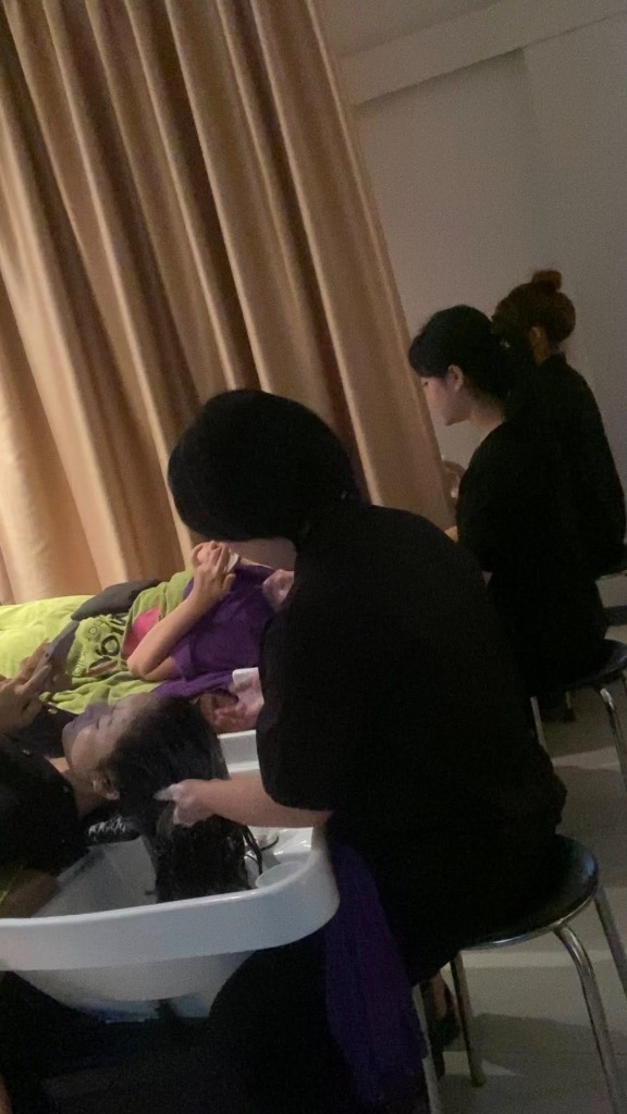 Dịch vụ gội đầu dưỡng sinh thư giãn và chăm sóc da mặt tại Kim Loan Hair Salon