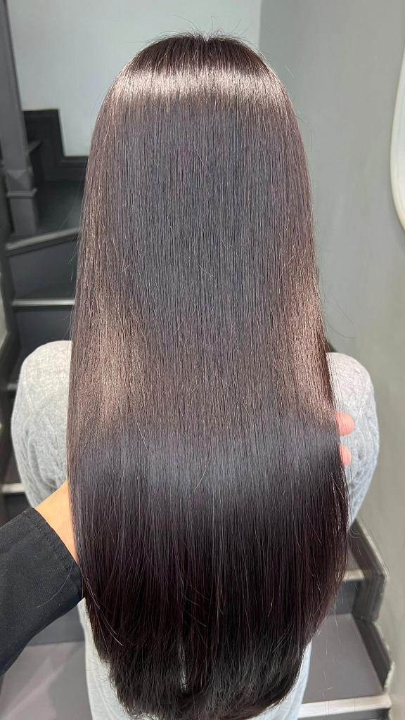 Nâu Công Sở by Kim Loan – Lựa Chọn Thanh Lịch, Sáng Da Và Bền Màu Cho Quý Cô Văn Phòng 2 Tóc nhuộm màu nâu bóng mượt tự nhiên