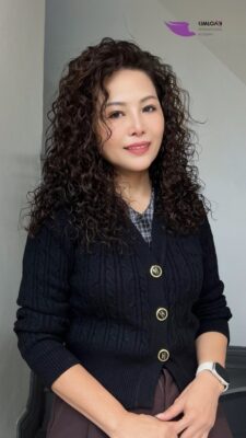 Tóc mỏng uốn Jelly Perm tại Kim Loan Hair Salon