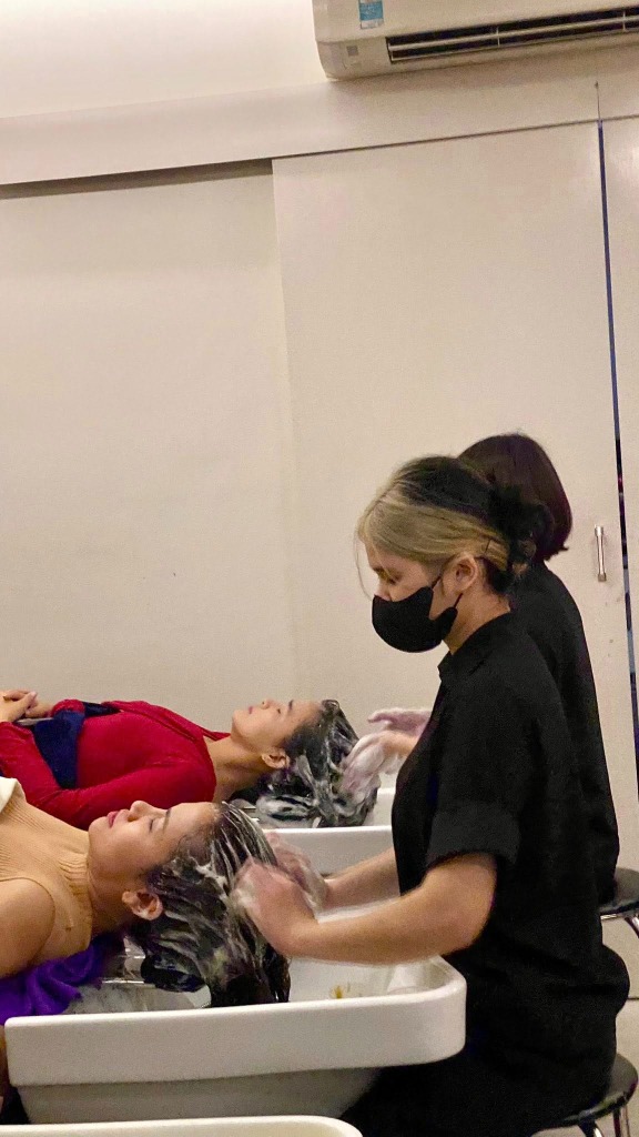 Không gian thư giãn gội dưỡng sinh tại Kim Loan Hair Salon