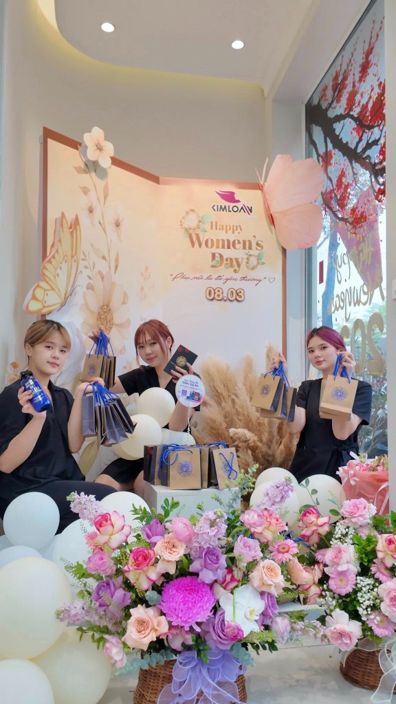 Nhận quà 8/3 khi làm tóc tại Kim Loan Hair Salon