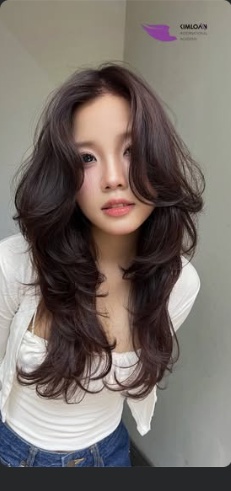 Kiểu tóc Highlight Layer cá tính thiết kế riêng cho cô gái Gen Alpha tại Kim Loan Hair Salon