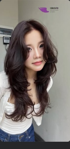 Mái tóc highlight layer đầy cuốn hút giúp tôn lên vẻ đẹp hiện đại và trẻ trung