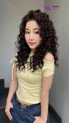 Uốn Jelly Perm cho tóc dày sợi thô tại Kim Loan Hair Salon