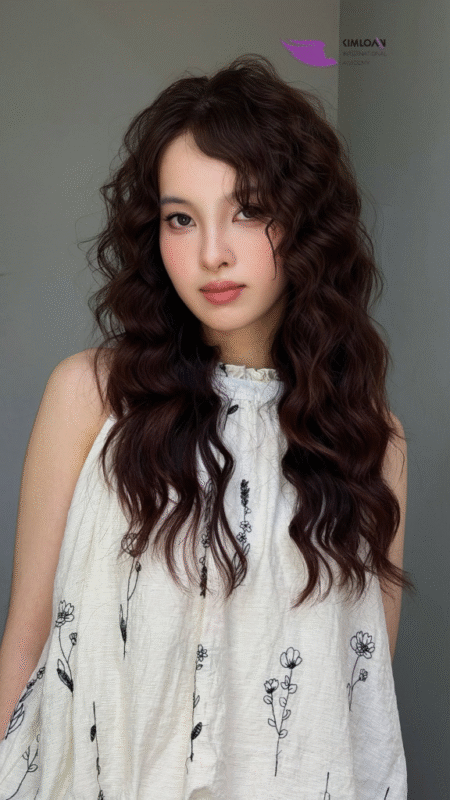 Xoăn Jelly Perm Size L: Kiểu Tóc Uốn Lý Tưởng Cho Cô Nàng Gen Z Lần Đầu Thử Tóc Xoăn Tại Kim Loan Hair Salon 1