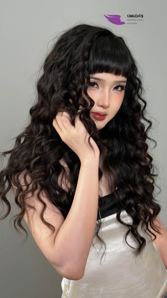 Cận cảnh sóng tóc Jelly Perm Size M óng mượt nảy sóng