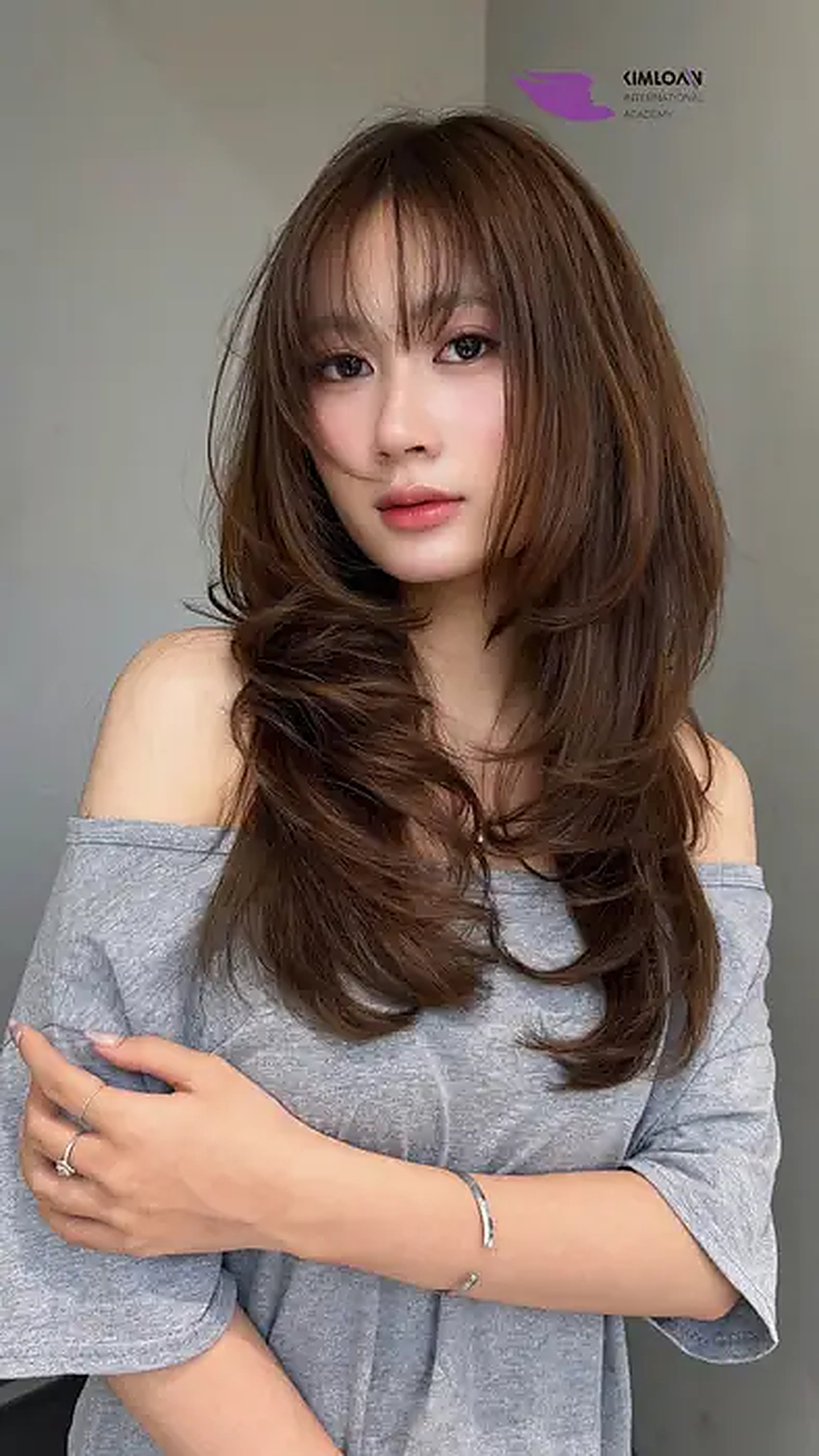 Uốn High Layer Perm trẻ trung nhẹ nhàng - Tầng tóc chuyển động
