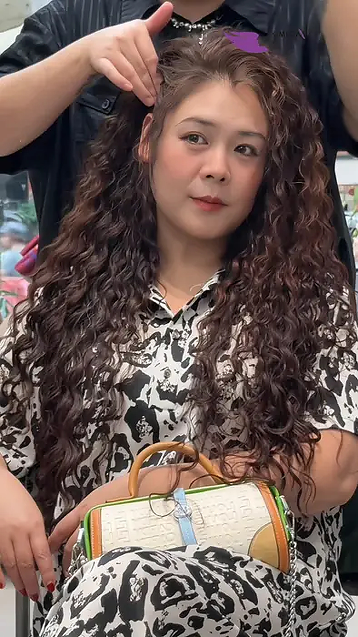 Jelly Perm cho tóc mảnh nuôi 4 năm - Mái tóc dài bồng bềnh